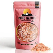 Himalayan Pink Salt 2lb Coarse Grain Pouch, Natural Unprocessed Rock Salt wit...
