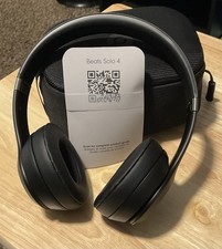 Beats Solo 4 Bluetooth Wireless Black Charger NOT INCLUDED