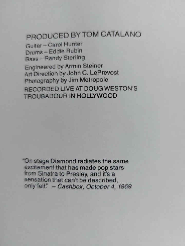 Neil Diamond - Gold (CD)  Live aufgenommen at the Troubadour - Bild 3 von 3