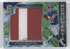 2018 Spectra Monumental Memorabilia Neon Green Prizm /50 Kyle Lauletta #19 1o3