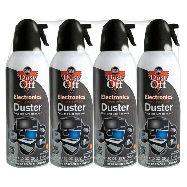 Falcon Dust-Off Electronics Compressed Gas Duster, 10oz - 4 Pack - Image 3 of 4