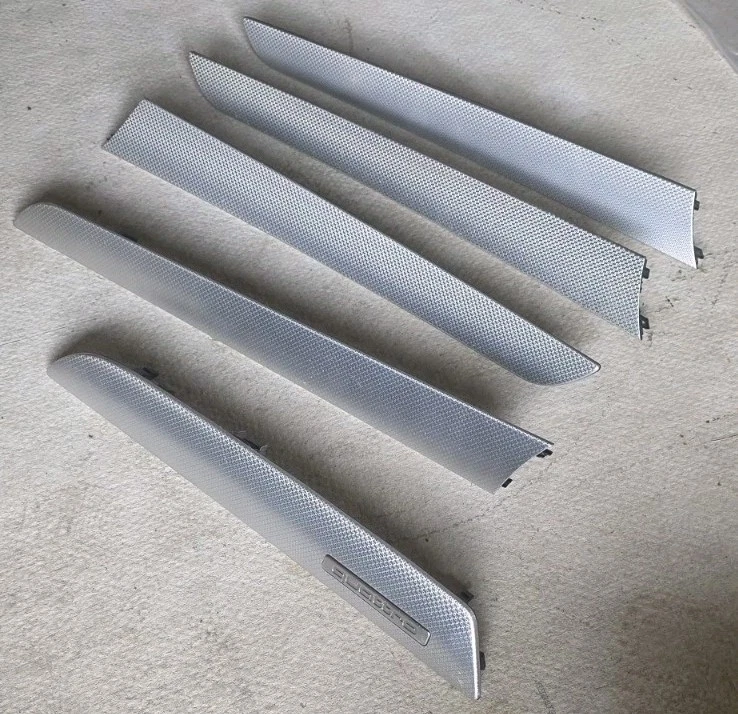 2010-2016 Audi A4 S4 B8 B8.5 Trim Cover Panel Bezel Door Center Console Set Of 6 - Image 3 of 4