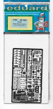 HTF Eduard P-61 Black Widow Int. Photo Etch Details  1/48 382 For Monogram Kit