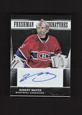 2012-13 Panini Certified Robert Mayer Autograph #/999 Montreal Canadiens