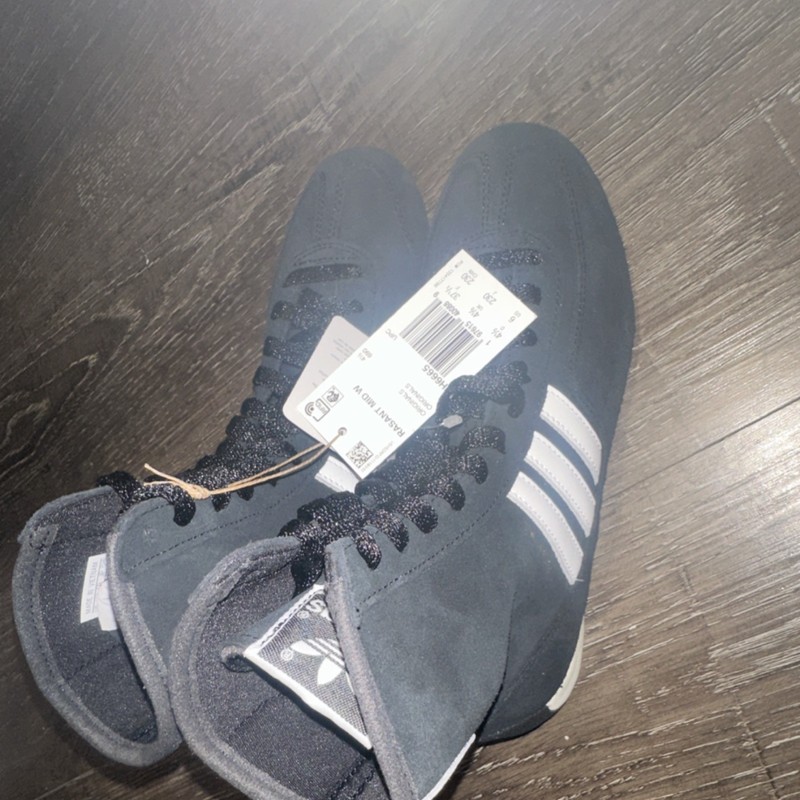 NEW Adidas Rasant Mid "Core Black White" Colorway JH6665 SIZE 6 /100%AUTHENTIC 