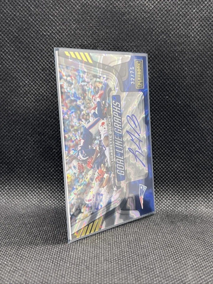 2022 Panini Playbook LeGarrette Blount Goal Line Graphs Auto Autograph #32/75 - Image 3 of 4