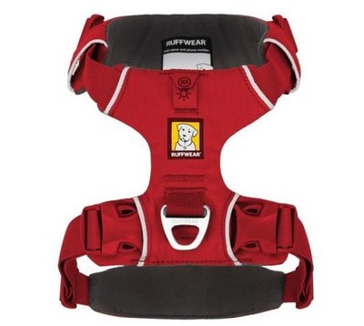Ruffwear Front Range Hundegeschirr M Red Canyon Anti-Zug Y-Geschirr Reflektieren