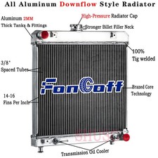 2 Row Radiator For 1976-85 Mercedes-benz 230 240d 280e 300d 2.3 2.4l 2.8l 3.0l.