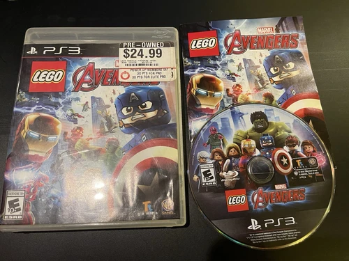 LEGO Marvel’s Avengers Sony PlayStation 3 2016 PS3 Complete w Manual