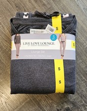 Live Love Lounge By Karen Neuburger 3-Piece Lounge Set Pajamas Size Small S