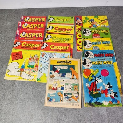 Casper Micky Maus Comic Konvolut 13 Stück Goofy Disney 1973-1980 Willams Ehepa