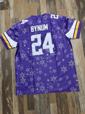 Cam Bynum Snowflake Vikings Jersey