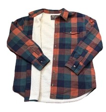 Natural Reflections Sherpa Lined Flannel Shir...