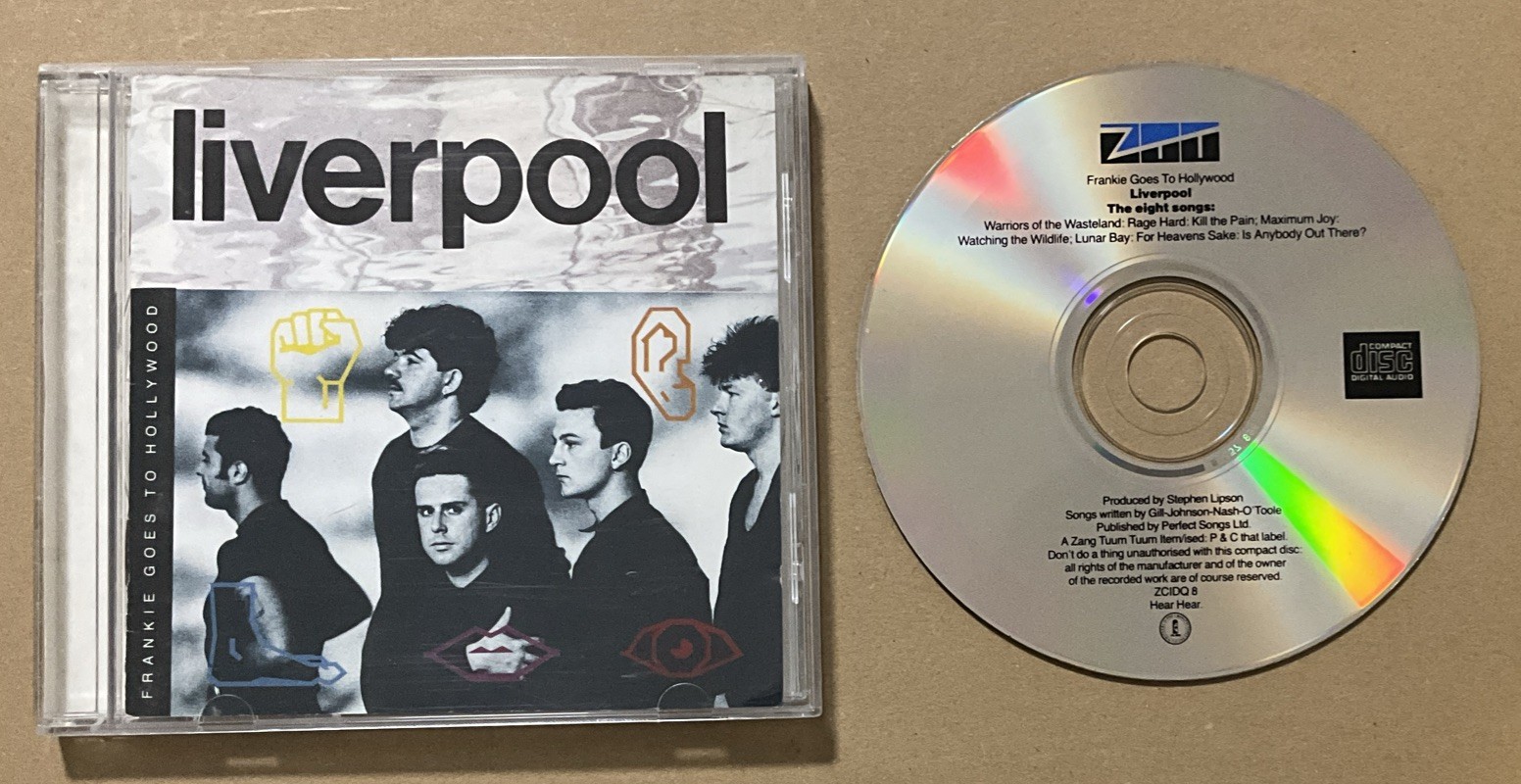 Frankie Goes To Hollywood Liverpool German/EU Import Edition Cd Album 1986 ZTT
