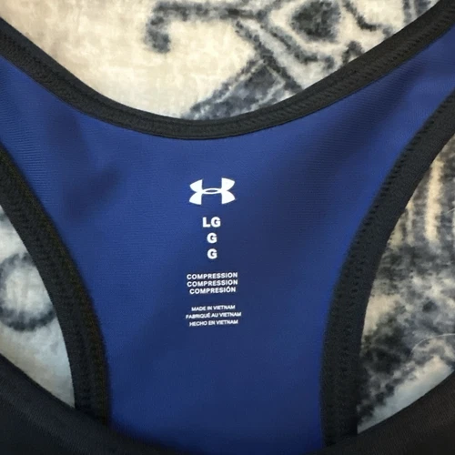 Under Armour Red White and blue Sports Bra Large USA - Picture 3 of 7