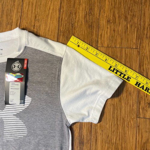 Under Armour University California Bears T Shirt Youth Med YMD White Gray NWT - Picture 6 of 6