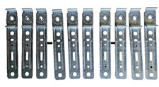 20x Window Fixing Brackets Steel Frame Clips Lugs Mounting Anchors UPVC 25x160