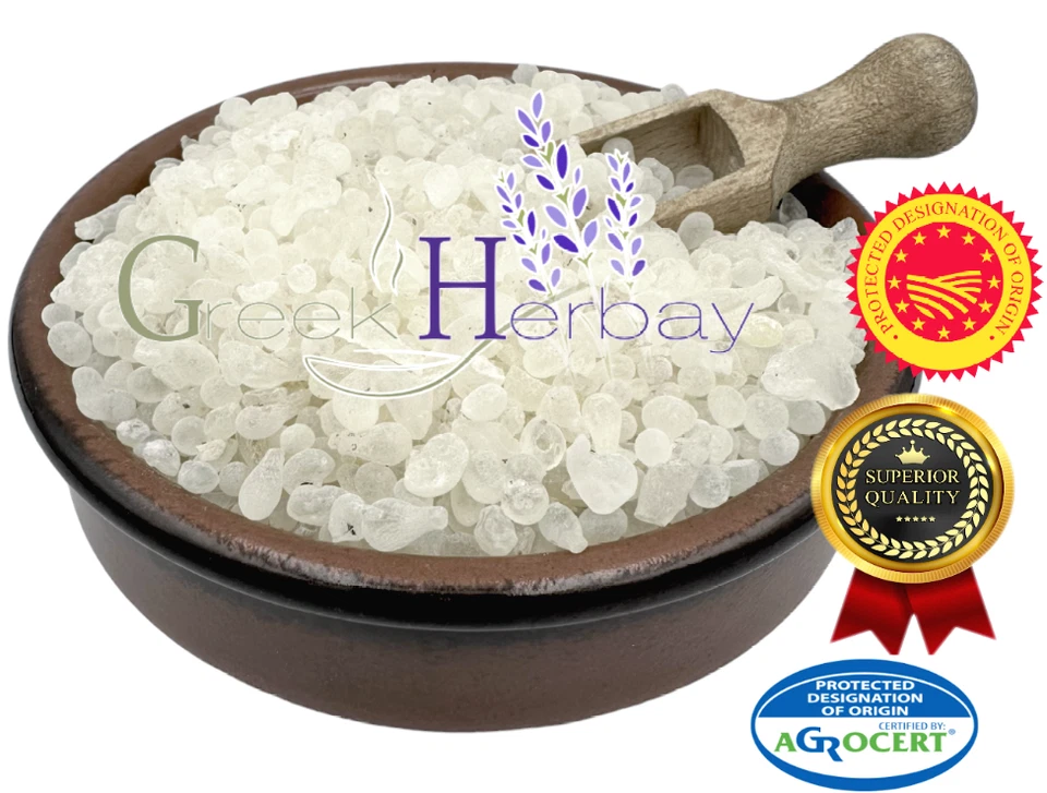 希腊 Chios Mastic Gum 中大眼泪 20 克 (0.70 盎司)-900 克(2 磅) PDO 产品 — 第 3/4 张图片