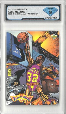 1992-93 Upper Deck KARL MALONE #508 The Mailman Fanimation 💎 DSG