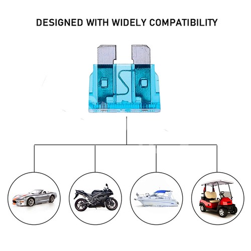 140pcs Car Blade Fuse Assortment Kit Mini Blade Fuse Medium for Auto Truck Boat - Picture 8 of 13