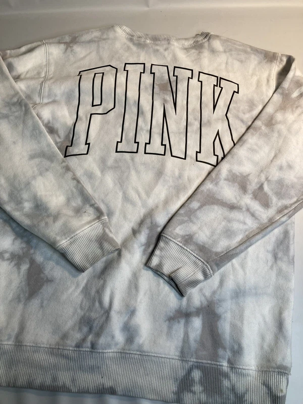victoria-secret-vs logo tye dye sweatshirt