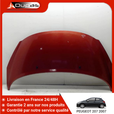 Capot De Coffre PEUGEOT 207 Phase 1 - Couleur Rouge Foncé - Référence 7901N2 - Occasion