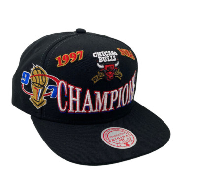 Chicago bulls NBA 97 Champions Snapback Mitchell & Ness black cap