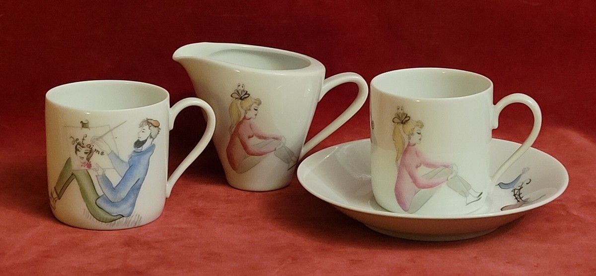 Vtg Hutschenreuther Selb Bavaria Germany La Boheme Porcelain Cup