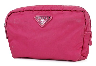 prada nylon cosmetic pouch