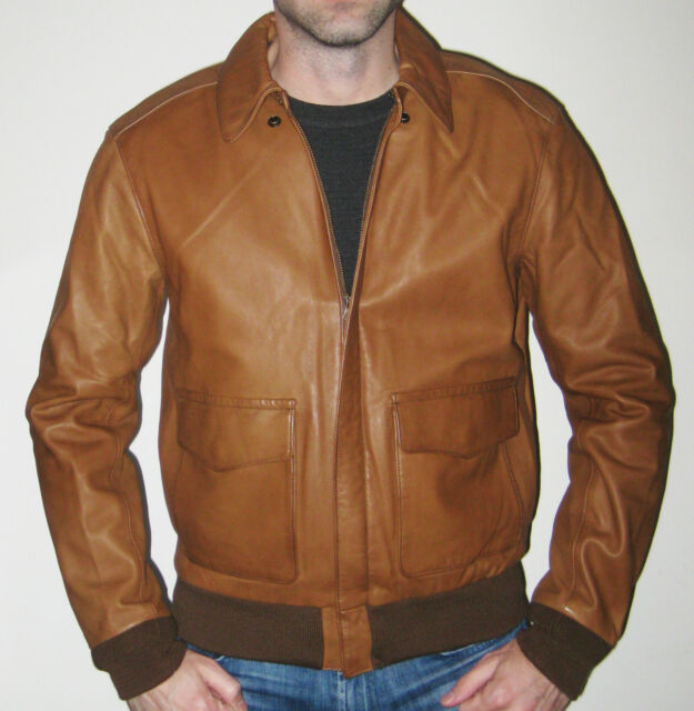 polo leather bomber jacket