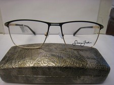 Sean John SJO 5164 WM Black Gold Eyeglass Frames 60 18 150 41v W/ Generic Case