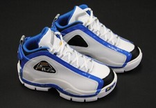 3BM01741-138 NEW PRE SCHOOL KID'S FILA GRANT HILL 2 WHITE N BLUE LEMON FK42