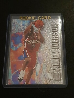 1996-97 Metal Allen Iverson Rookie Card Philadephia 76ers