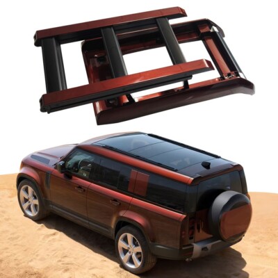 Fits Land Rover Defender 110 2020-2025 Foldable Liftable Ladder Protective Frame