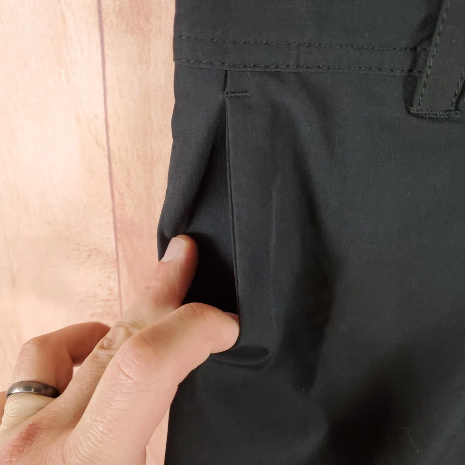 Pantalones Cortos Híbridos Volcom Frickin Cross Shred Estáticos para Niños 23 Bolsillos Cortados Negros Foto 3 de 4