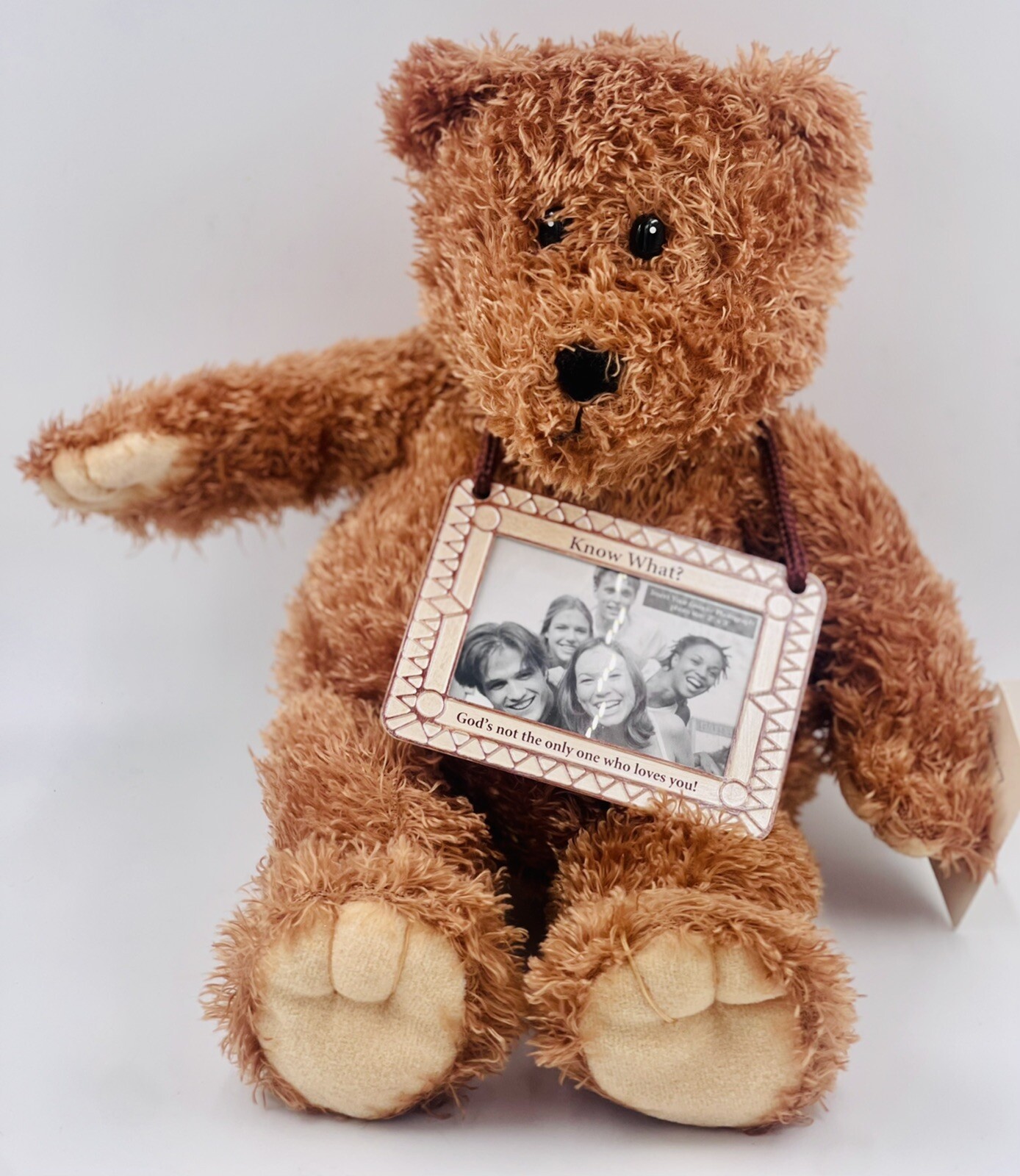 stuffed teddy bear picture frame