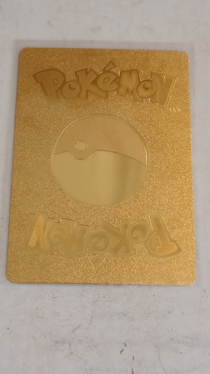 Pokemon Pikachu & Zekrom GX Tag Team Gold Foil Fan Art Card 184