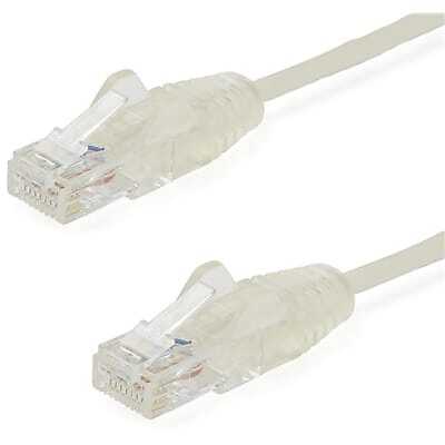 1PC STARTECH.COM N6PAT6GRS 6 ft CAT6 Cable - Gray Slim CAT6 Patch Cable - Snagl
