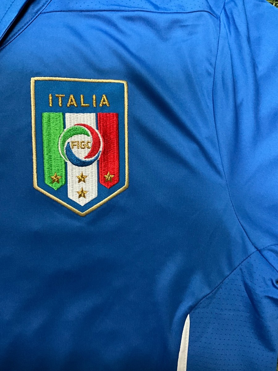 Puma Italy Men's Home Jersey 2014 Legend Buffon #1 - Royal Blue | eBay
