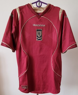 Scotland 2007 - 2008 Away football Diadora shirt size Small | eBay