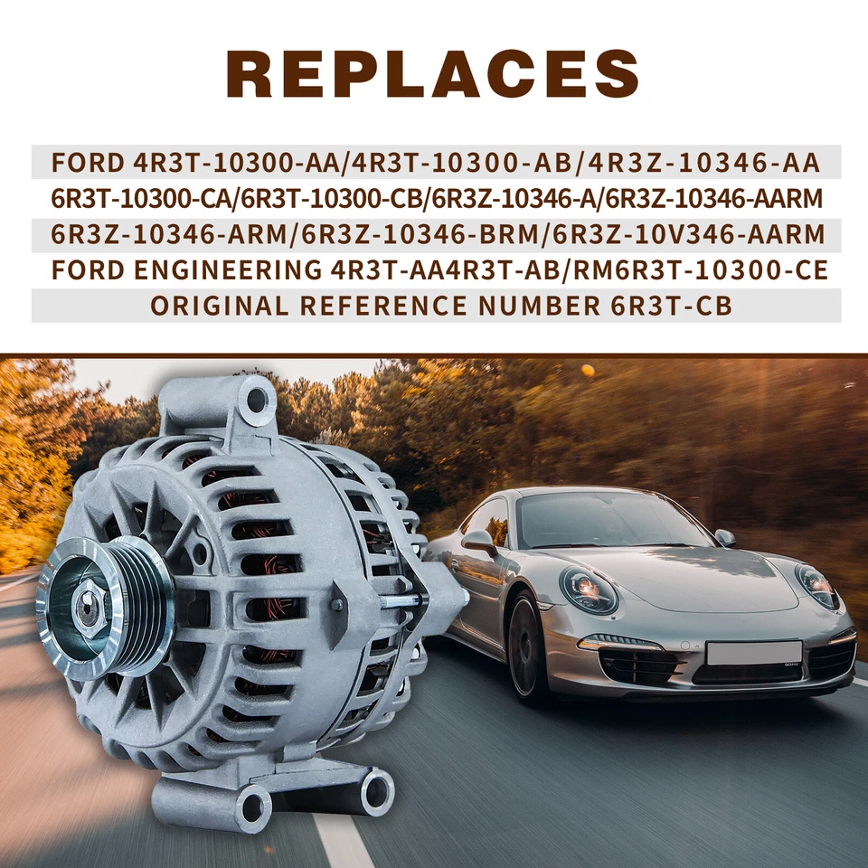 Alternator For Buick Rainier GMC Envoy Isuzu Ascender  02 03 04 05 4.2L 8290N Foto 2 de 4