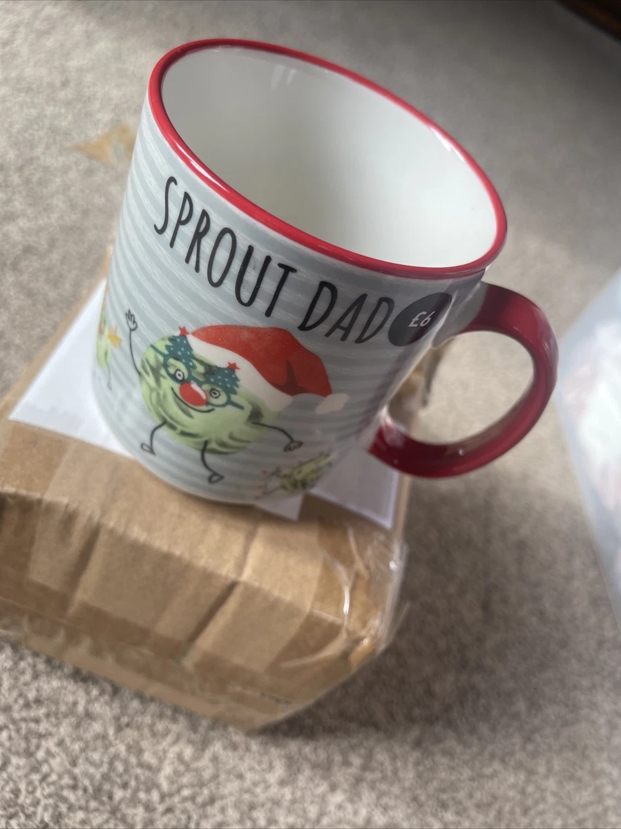Next Sprout Dad Christmas Mug Cup Funny Novelty