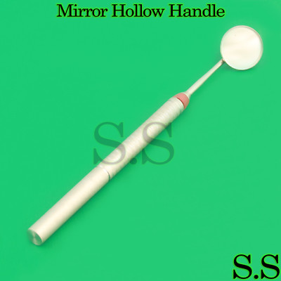 Medentra Dental Mouth Mirror With Handle – Hollow, Teeth Cleaning & Lab Inspection, Autoclavable