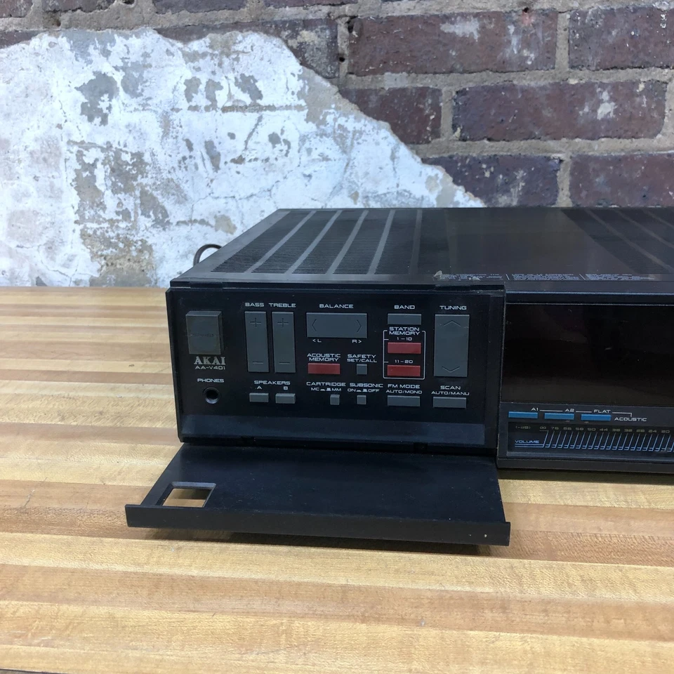 Receptor estéreo controlado por computadora Akai AA-V401 - Probado funciona Foto 3 de 4