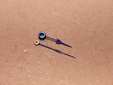 Vintage NOS 16s American Pocket Watch Blued Spade Whip Hr/Min Hands 160/70