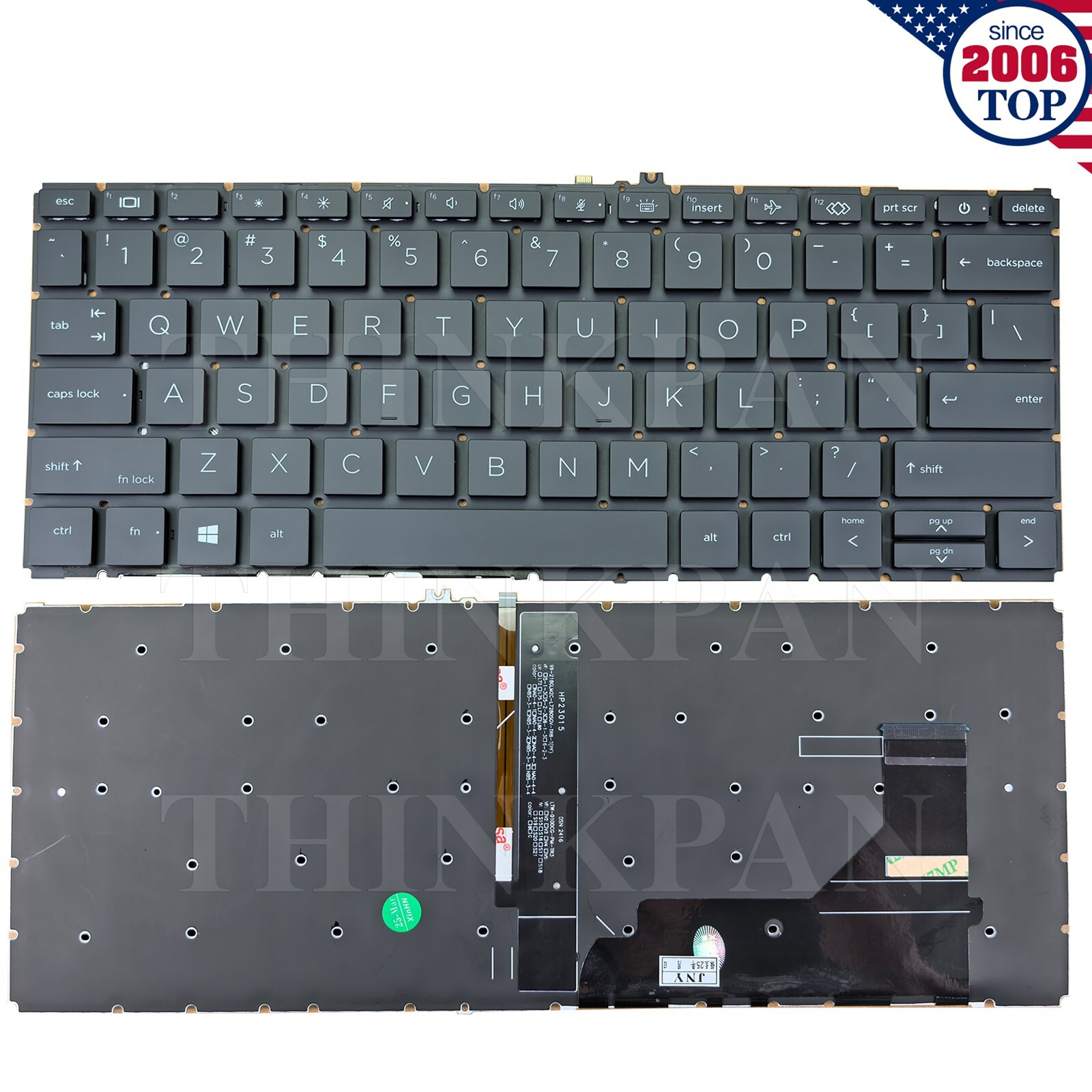 New US keyboard Backlit for HP EliteBook 830 G7 G8 835 G7 G8