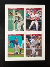 2006 Bazooka 4 on 1 Stickers #10 Pujols Derrek Lee Justin Morneau Teixeira
