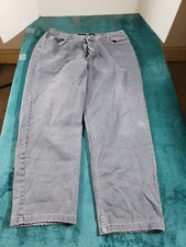 Calvin Klein Jeans Sz 36x28 Mens Gray Pants Cotton Medium Wash Easy Straight
