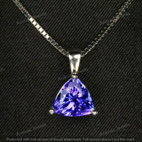 14K White Gold FN 1.2Ct Trillion 