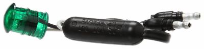 Truck-Lite 33265G Round Green LED Interior Auxiliary Light w/ Grommet Seal 